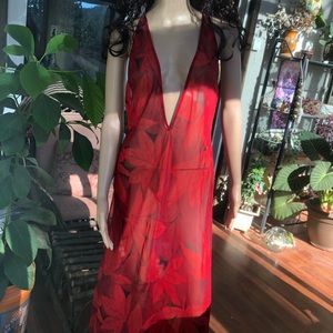 Fredrick’s Red Flower Gown